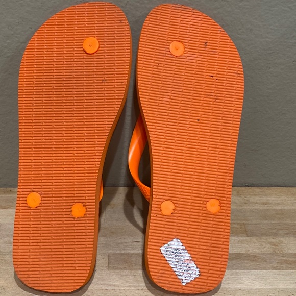 Havaianas Unisex Adult Brazil Flip Flops Orange W:9/10 M: 8 EUR: 41/42 - Picture 8 of 9